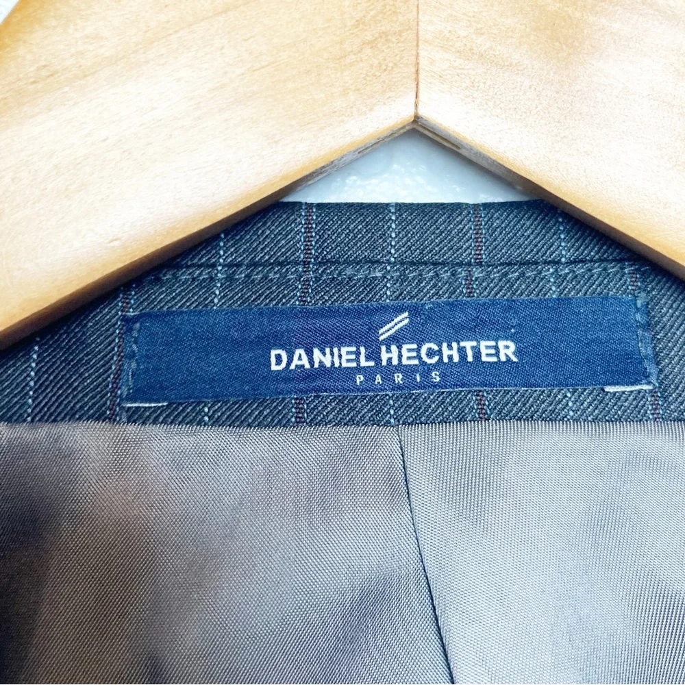 Daniel Hechter pinstripe grey Wool suit jacket Blazer